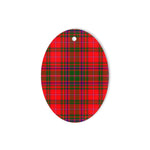 MacDougall Modern Tartan Oval Ornaments, Christmas Tree Ornament, Plaid Christmas Ornaments, Ceramic Oval Christmas Tree Decoration, Tartan Oval Ornaments, Christmas Tree Ornament, Plaid Christmas Ornaments, Ceramic Oval Christmas Tree Decoration
