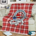 Macdougall Tartan Blanket Plaid Blanket MacDougall Dress Clan Badge Tartan Blanket Scottish Plaid Throw Blanket Tartan Plaid Fleece Blanket - Scotstee Shop