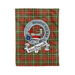 Macdougall Tartan Blanket Plaid Blanket MacDougall of Lochcarron Clan Badge Tartan Blanket Scottish Plaid Throw Blanket Tartan Plaid Fleece Blanket - Scotstee Shop