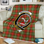 Macdougall Tartan Blanket Plaid Blanket MacDougall Of Lochcarron Clan Crest Badge Tartan Blanket Scottish Plaid Throw Blanket - Scotstee Shop