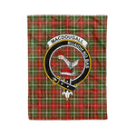 Macdougall Tartan Blanket Plaid Blanket MacDougall of Lochcarron Clan Crest Badge Tartan Blanket Scottish Plaid Throw Blanket - Scotstee Shop