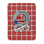 Scotstee Shop Tartan Plaid Blanket MacDougall Dress Clan Badge Scottish Tartan Plaid Sherpa Blanket, Tartan Blanket, Plaid Blanket, Scottish Blanket, Gift Christmas Blanket, Christmas Blanket, Mother Day Gift, Father Day Gift
