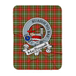 Scotstee Shop Tartan Plaid Blanket MacDougall Of Lochcarron Clan Badge Scottish Tartan Plaid Sherpa Blanket, Tartan Blanket, Plaid Blanket, Scottish Blanket, Gift Christmas Blanket, Christmas Blanket, Mother Day Gift, Father Day Gift
