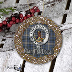 MacDowall Celtic Circle Plaid Ornament Gift. Christmas Tree Ornament Tartan Ornament Great Christmas Ornaments Gift - Scotstee Shop