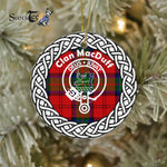 MacDuff Clan Tartan Crest Badge Plaid Ornament Gift. Christmas Tree Ornament Tartan Ornament Great Christmas Ornaments Gift - Scotstee Shop