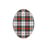 MacDuff Dress Modern Tartan Oval Ornaments, Christmas Tree Ornament, Plaid Christmas Ornaments, Ceramic Oval Christmas Tree Decoration, Tartan Oval Ornaments, Christmas Tree Ornament, Plaid Christmas Ornaments, Ceramic Oval Christmas Tree Decoration