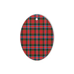 MacDuff Modern Tartan Oval Ornaments, Christmas Tree Ornament, Plaid Christmas Ornaments, Ceramic Oval Christmas Tree Decoration, Tartan Oval Ornaments, Christmas Tree Ornament, Plaid Christmas Ornaments, Ceramic Oval Christmas Tree Decoration