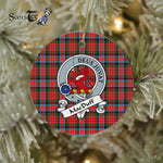MacDuff Scottish Clan Badge Plaid Ornament Gift. Christmas Tree Ornament MacDuff Clan Tartan Ornament Great Christmas Ornaments Gift - Scotstee Shop