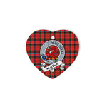 MacDuff Scottish Clan Badge Plaid Ornament Gift. Christmas Tree Ornament MacDuff Clan Tartan Ornament Great Christmas Ornaments Gift Heart Ornament