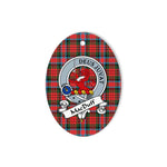 MacDuff Scottish Clan Badge Plaid Ornament Gift. Christmas Tree Ornament MacDuff Tartan Ornament,  ceramic ornament, personalized christmas ornaments, christmas tree ornaments, christmas door decorations, Plaid Ornament, Tartan Ceramic Ornament