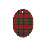 MacDuff Tartan Oval Ornaments, Christmas Tree Ornament, Plaid Christmas Ornaments, Ceramic Oval Christmas Tree Decoration, Tartan Oval Ornaments, Christmas Tree Ornament, Plaid Christmas Ornaments, Ceramic Oval Christmas Tree Decoration