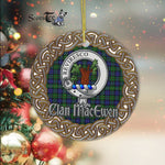 MacEwan Celtic Circle Plaid Ornament Gift. Christmas Tree Ornament Tartan Ornament Great Christmas Ornaments Gift - Scotstee Shop