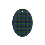 MacEwen Hunting Tartan Oval Ornaments, Christmas Tree Ornament, Plaid Christmas Ornaments, Ceramic Oval Christmas Tree Decoration, Tartan Oval Ornaments, Christmas Tree Ornament, Plaid Christmas Ornaments, Ceramic Oval Christmas Tree Decoration