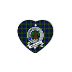 MacEwen Scottish Clan Badge Plaid Ornament Gift. Christmas Tree Ornament MacEwen Clan Tartan Ornament Great Christmas Ornaments Gift Heart Ornament - Scotstee Shop