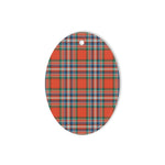 MacFarlane Ancient Tartan Oval Ornaments, Christmas Tree Ornament, Plaid Christmas Ornaments, Ceramic Oval Christmas Tree Decoration, Tartan Oval Ornaments, Christmas Tree Ornament, Plaid Christmas Ornaments, Ceramic Oval Christmas Tree Decoration