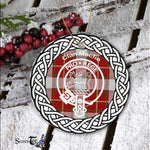MacFie Clan Tartan Crest Badge Plaid Ornament Gift. Christmas Tree Ornament Tartan Ornament Great Christmas Ornaments Gift - Scotstee Shop