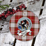 MacFie Scottish Clan Badge Plaid Ornament Gift. Christmas Tree Ornament MacFie Clan Tartan Ornament Great Christmas Ornaments Gift - Scotstee Shop