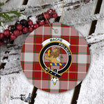 MacFie Scottish Clan Plaid Ornament Gift. Christmas Tree Ornament MacFie Clan Tartan Ornament Great Christmas Ornaments Gift - Scotstee Shop