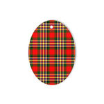 MacGill Tartan Oval Ornaments, Christmas Tree Ornament, Plaid Christmas Ornaments, Ceramic Oval Christmas Tree Decoration, Tartan Oval Ornaments, Christmas Tree Ornament, Plaid Christmas Ornaments, Ceramic Oval Christmas Tree Decoration