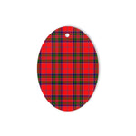 MacGillivray Modern Tartan Oval Ornaments, Christmas Tree Ornament, Plaid Christmas Ornaments, Ceramic Oval Christmas Tree Decoration, Tartan Oval Ornaments, Christmas Tree Ornament, Plaid Christmas Ornaments, Ceramic Oval Christmas Tree Decoration