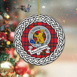 MacGillivray Tartan Ornament,  ceramic ornament, personalized christmas ornaments, christmas tree ornaments, christmas door decorations, Plaid Ornament, Tartan Ceramic Ornament