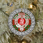 MacGregor Clan Tartan Crest Badge Plaid Ornament Gift. Christmas Tree Ornament Tartan Ornament Great Christmas Ornaments Gift - Scotstee Shop