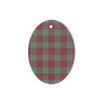 MacGregor Hunting Ancient Tartan Oval Ornaments, Christmas Tree Ornament, Plaid Christmas Ornaments, Ceramic Oval Christmas Tree Decoration, Tartan Oval Ornaments, Christmas Tree Ornament, Plaid Christmas Ornaments, Ceramic Oval Christmas Tree Decoration