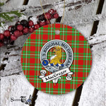 MacGregor Scottish Clan Badge Plaid Ornament Gift. Christmas Tree Ornament MacGregor Clan Tartan Ornament Great Christmas Ornaments Gift - Scotstee Shop