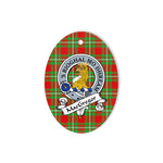 MacGregor Scottish Clan Badge Plaid Ornament Gift. Christmas Tree Ornament MacGregor Tartan Ornament,  ceramic ornament, personalized christmas ornaments, christmas tree ornaments, christmas door decorations, Plaid Ornament, Tartan Ceramic Ornament