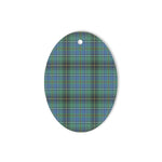 MacInnes Ancient Tartan Oval Ornaments, Christmas Tree Ornament, Plaid Christmas Ornaments, Ceramic Oval Christmas Tree Decoration, Tartan Oval Ornaments, Christmas Tree Ornament, Plaid Christmas Ornaments, Ceramic Oval Christmas Tree Decoration