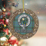 MacInnes Celtic Ring Plaid Ornament Gift. Christmas Tree Ornament Tartan Ornament Great Christmas Ornaments Gift - Scotstee Shop