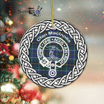 MacInnes Clan Tartan Crest Badge Plaid Ornament Gift. Christmas Tree Ornament Tartan Ornament Great Christmas Ornaments Gift - Scotstee Shop