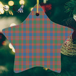 MacIntyre Ancient Tartan Ornament Star Ornament, Christmas Star Decorations, ceramic ornament, Plaid Star Ceramic Ornament, Christmas Ornament Decorations Gift
