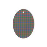 MacIntyre Ancient Tartan Oval Ornaments, Christmas Tree Ornament, Plaid Christmas Ornaments, Ceramic Oval Christmas Tree Decoration, Tartan Oval Ornaments, Christmas Tree Ornament, Plaid Christmas Ornaments, Ceramic Oval Christmas Tree Decoration