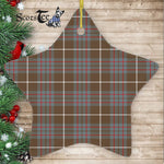 MacIntyre Hunting Weathered Tartan Ornament Star Ornament, Christmas Star Decorations, ceramic ornament, Plaid Star Ceramic Ornament, Christmas Ornament Decorations Gift
