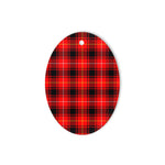 MacIntyre Modern Tartan Oval Ornaments, Christmas Tree Ornament, Plaid Christmas Ornaments, Ceramic Oval Christmas Tree Decoration, Tartan Oval Ornaments, Christmas Tree Ornament, Plaid Christmas Ornaments, Ceramic Oval Christmas Tree Decoration