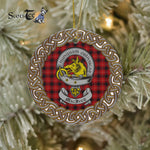 MacIver Celtic Circle Plaid Ornament Gift. Christmas Tree Ornament Tartan Ornament Great Christmas Ornaments Gift - Scotstee Shop