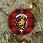 MacIver Scottish Clan Plaid Ornament Gift. Christmas Tree Ornament MacIver Clan Tartan Ornament Great Christmas Ornaments Gift - Scotstee Shop