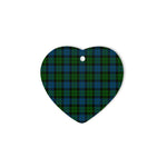MacKay Modern Tartan Heart Ornaments, Christmas Tree Ornament, Plaid Christmas Ornaments, Ceramic Heart Christmas Tree Decoration, Christmas Ornament, Plaid Ornament, Tartan Ornament, Buffalo Plaid Ornament