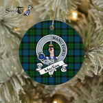 MacKay Scottish Clan Badge Plaid Ornament Gift. Christmas Tree Ornament MacKay Clan Tartan Ornament Great Christmas Ornaments Gift - Scotstee Shop