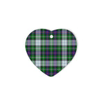 MacKenzie Dress Modern Tartan Heart Ornaments, Christmas Tree Ornament, Plaid Christmas Ornaments, Ceramic Heart Christmas Tree Decoration, Christmas Ornament, Plaid Ornament, Tartan Ornament, Buffalo Plaid Ornament