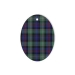 MacKenzie Modern Blue Tartan Oval Ornaments, Christmas Tree Ornament, Plaid Christmas Ornaments, Ceramic Oval Christmas Tree Decoration, Tartan Oval Ornaments, Christmas Tree Ornament, Plaid Christmas Ornaments, Ceramic Oval Christmas Tree Decoration