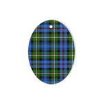 MacKenzie Tartan Oval Ornaments, Christmas Tree Ornament, Plaid Christmas Ornaments, Ceramic Oval Christmas Tree Decoration, Tartan Oval Ornaments, Christmas Tree Ornament, Plaid Christmas Ornaments, Ceramic Oval Christmas Tree Decoration