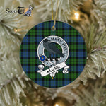 MacKie Scottish Clan Badge Plaid Ornament Gift. Christmas Tree Ornament MacKie Clan Tartan Ornament Great Christmas Ornaments Gift - Scotstee Shop
