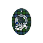 MacKie Scottish Clan Badge Plaid Ornament Gift. Christmas Tree Ornament MacKie Tartan Ornament,  ceramic ornament, personalized christmas ornaments, christmas tree ornaments, christmas door decorations, Plaid Ornament, Tartan Ceramic Ornament