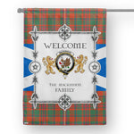MacKinnon Ancient Tartan Garden Flag - Tartan Flag Clan Badge Scottish Tartan House Flag, Tartan Garden Flag, Tartan Flag, Crest Garden Flag, Garden Flag, Ireland Garden Flag, Family Crest, Custom Flag, Custom Garden Flag, Ireland Custom Flag, Clan Tartan Flags