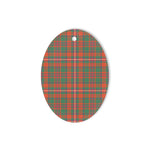 MacKinnon Ancient Tartan Oval Ornaments, Christmas Tree Ornament, Plaid Christmas Ornaments, Ceramic Oval Christmas Tree Decoration, Tartan Oval Ornaments, Christmas Tree Ornament, Plaid Christmas Ornaments, Ceramic Oval Christmas Tree Decoration