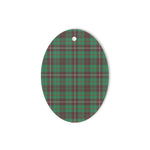 MacKinnon Hunting Ancient Tartan Oval Ornaments, Christmas Tree Ornament, Plaid Christmas Ornaments, Ceramic Oval Christmas Tree Decoration, Tartan Oval Ornaments, Christmas Tree Ornament, Plaid Christmas Ornaments, Ceramic Oval Christmas Tree Decoration