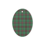 MacKinnon Hunting Ancient Tartan Oval Ornaments, Christmas Tree Ornament, Plaid Christmas Ornaments, Ceramic Oval Christmas Tree Decoration, Tartan Oval Ornaments, Christmas Tree Ornament, Plaid Christmas Ornaments, Ceramic Oval Christmas Tree Decoration