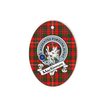 MacKinnon Scottish Clan Badge Plaid Ornament Gift. Christmas Tree Ornament MacKinnon Tartan Ornament,  ceramic ornament, personalized christmas ornaments, christmas tree ornaments, christmas door decorations, Plaid Ornament, Tartan Ceramic Ornament